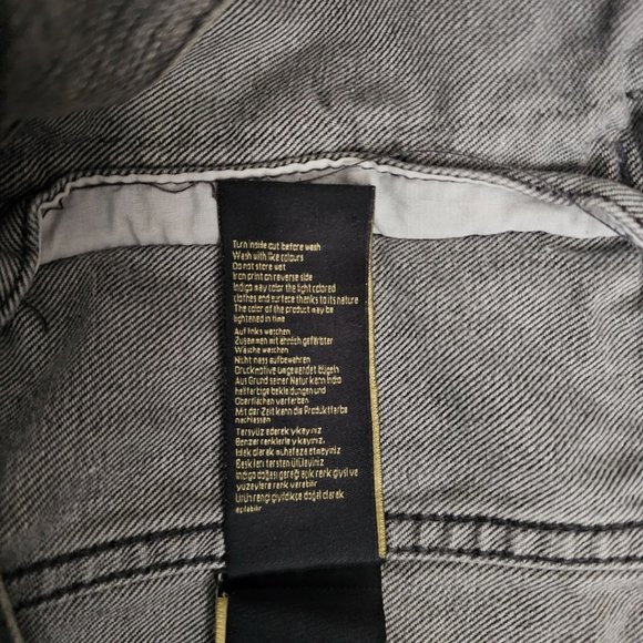 MAVI Black Men's Dark Wash Classic Style Long Sleeve Denim Jacket Size Small - Picture 10 of 13